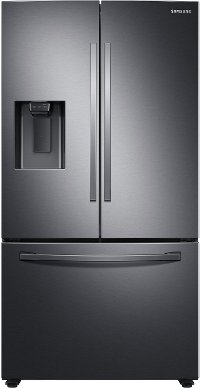 RF27T5201SG Samsung 36 Inch French Door Refrigerator - 27 cu. ft., Black Stainless Steel