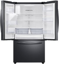 RF27T5201SG Samsung 36 Inch French Door Refrigerator - 27 cu. ft., Black Stainless Steel-2