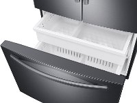 RF27T5201SG Samsung 36 Inch French Door Refrigerator - 27 cu. ft., Black Stainless Steel-3