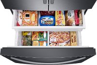 RF27T5201SG Samsung 36 Inch French Door Refrigerator - 27 cu. ft., Black Stainless Steel-7