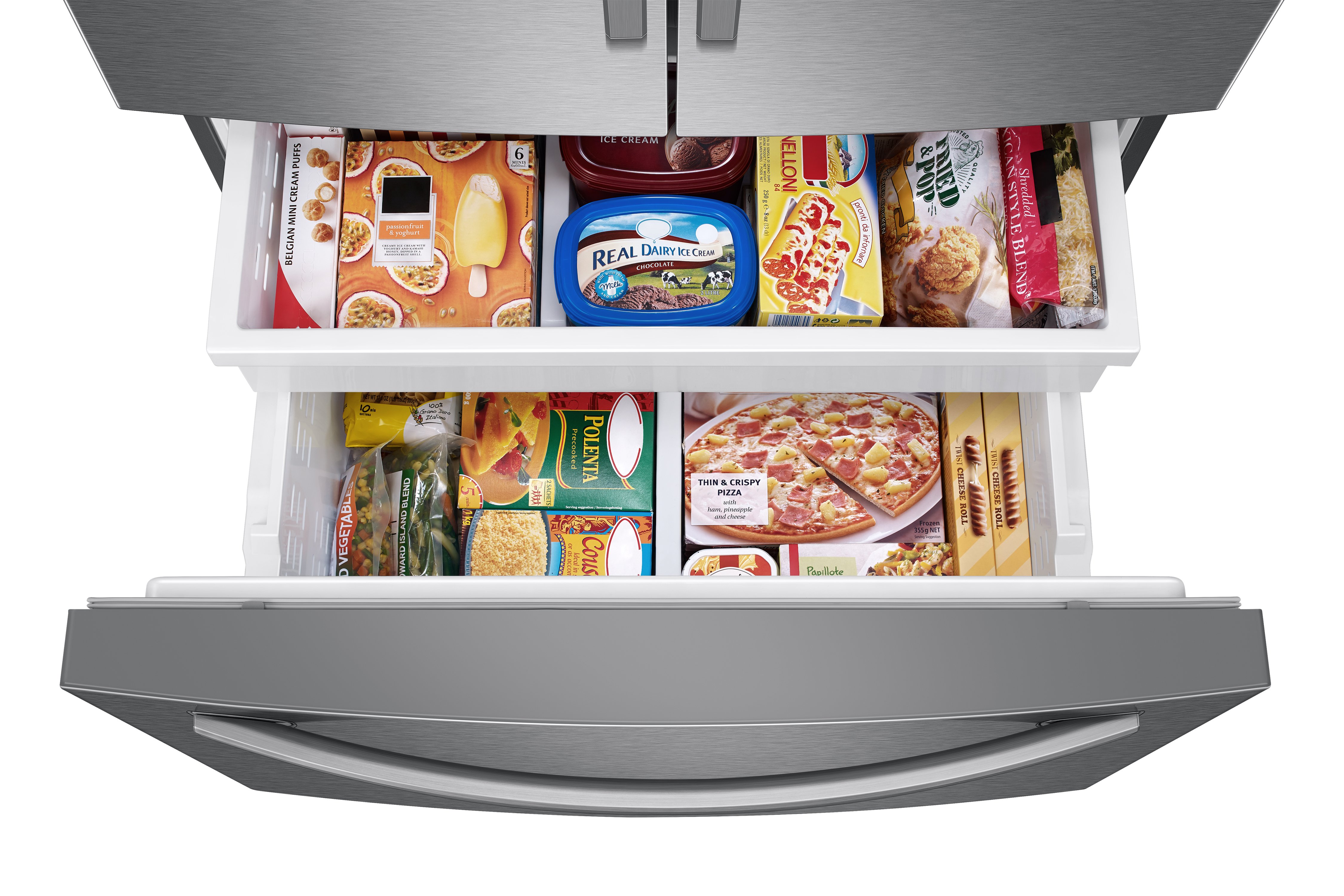 RF27T5201SR Samsung 27 cu ft French Door Refrigerator - 36 W Fingerprint Resistant Stainless Steel-4