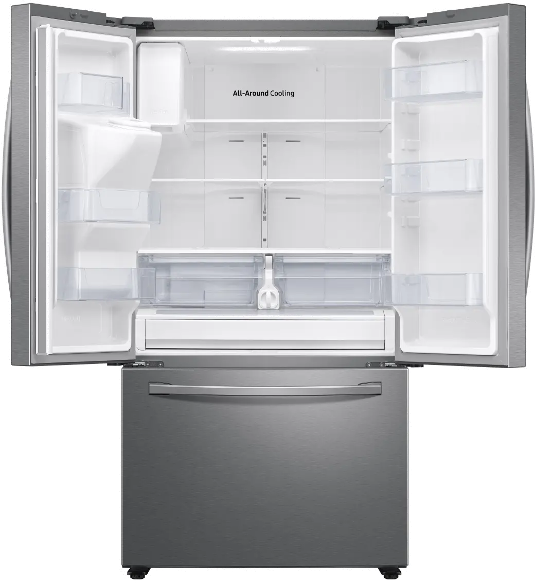 RF27T5201SR Samsung 27 cu ft French Door Refrigerator - Stainless Steel-2