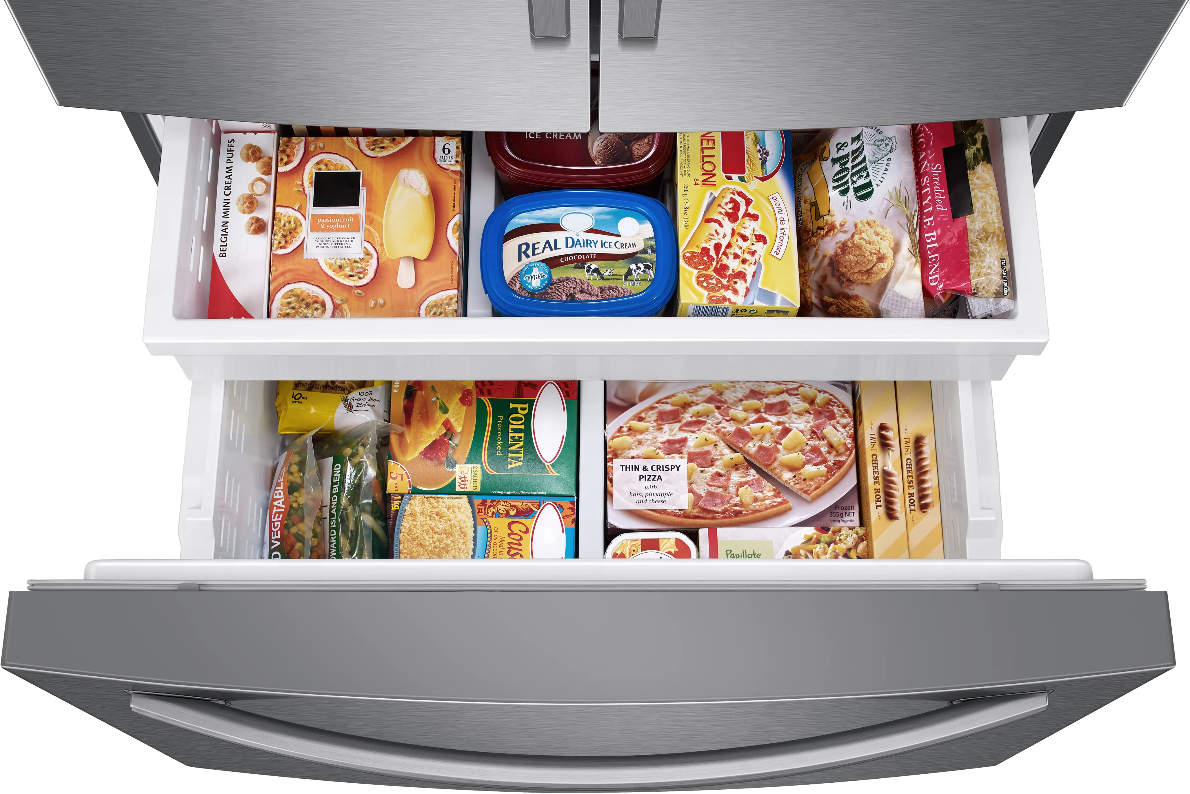 RF27T5201SR Samsung 27 cu ft French Door Refrigerator - Stainless Steel-4