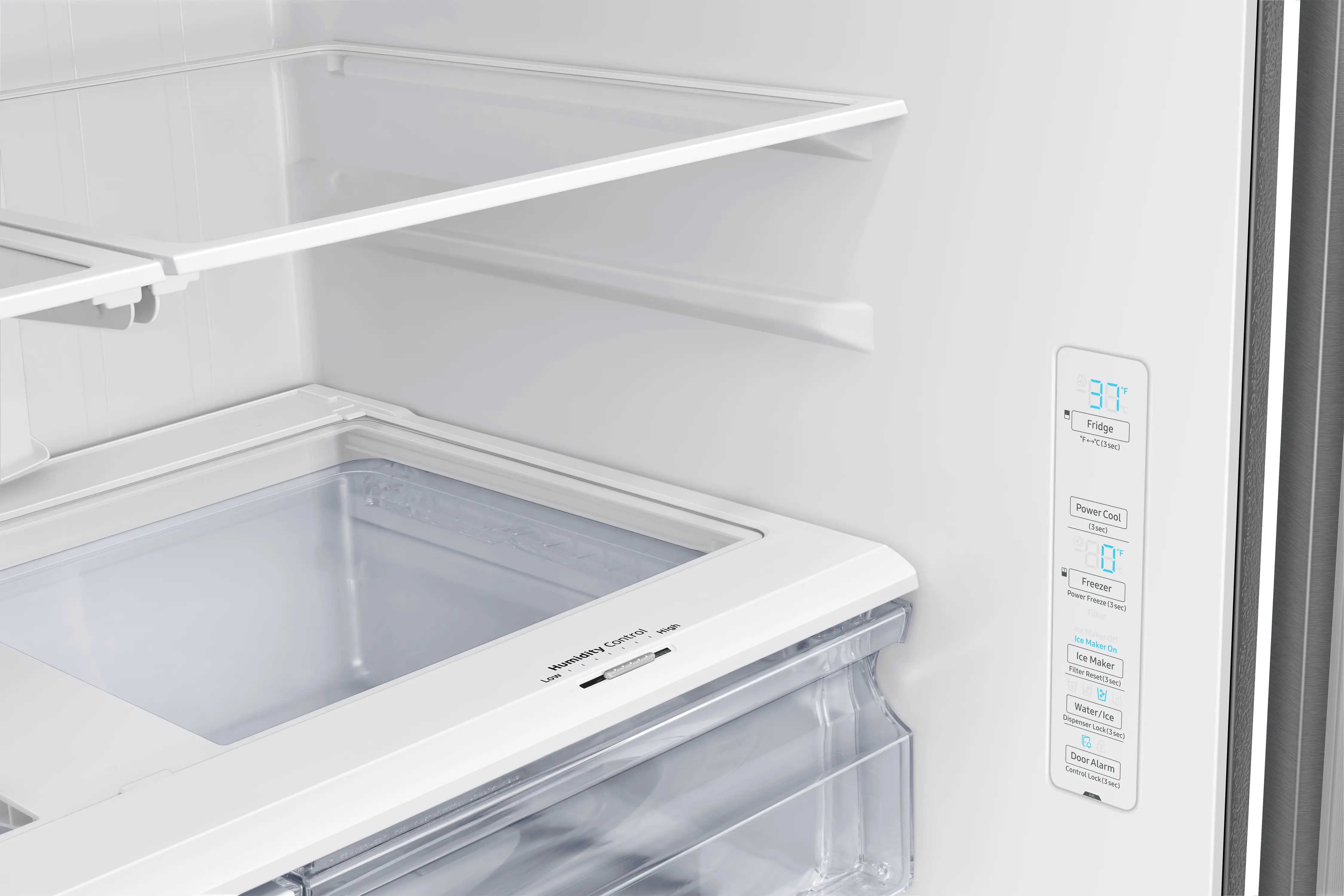 RF27T5201SR Samsung 27 cu ft French Door Refrigerator - Stainless Steel-5