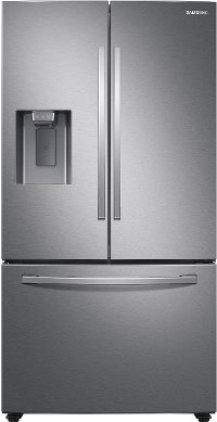 RF27T5201SR Samsung 27 cu. ft. French Door Refrigerator - 36 Inch Fingerprint Resistant Stainless Steel
