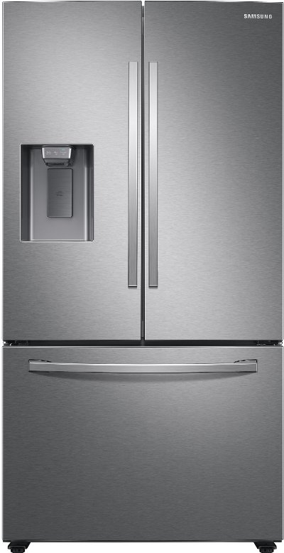RF27T5201SR Samsung 27 cu. ft. French Door Refrigerator - 36 Inch Fingerprint Resistant Stainless Steel