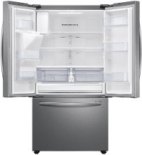 RF27T5201SR Samsung 27 cu. ft. French Door Refrigerator - 36 Inch Fingerprint Resistant Stainless Steel-2