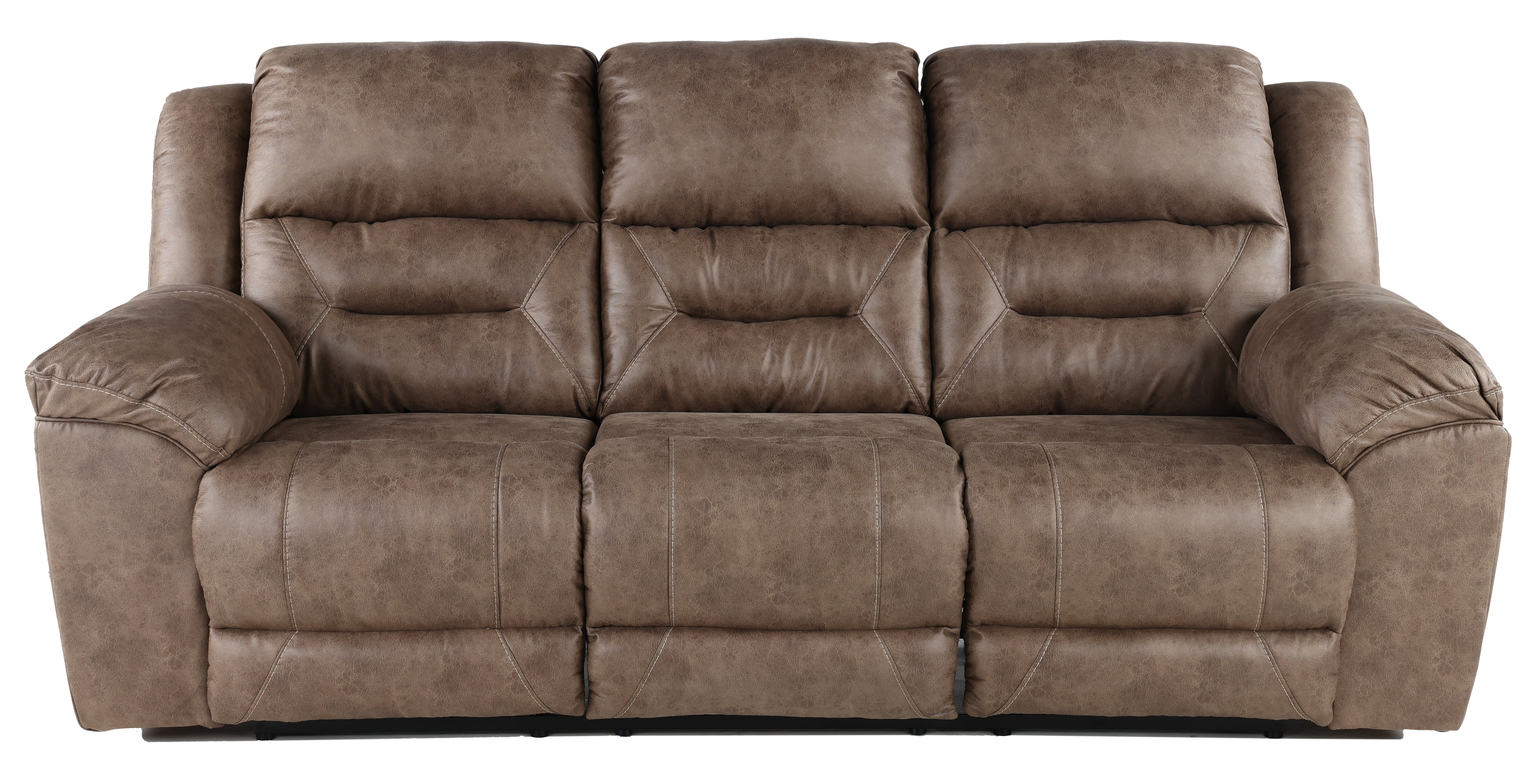 Stoneland Fossil Brown Casual Reclining Sofa-1