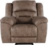 Fossil Brown Casual Recliner - Stoneland