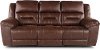 Chocolate Brown Casual Reclining Sofa - Stoneland