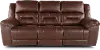 Stoneland Chocolate Brown Casual Reclining Sofa