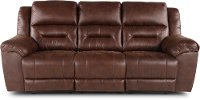 Stoneland Chocolate Brown Casual Reclining Sofa