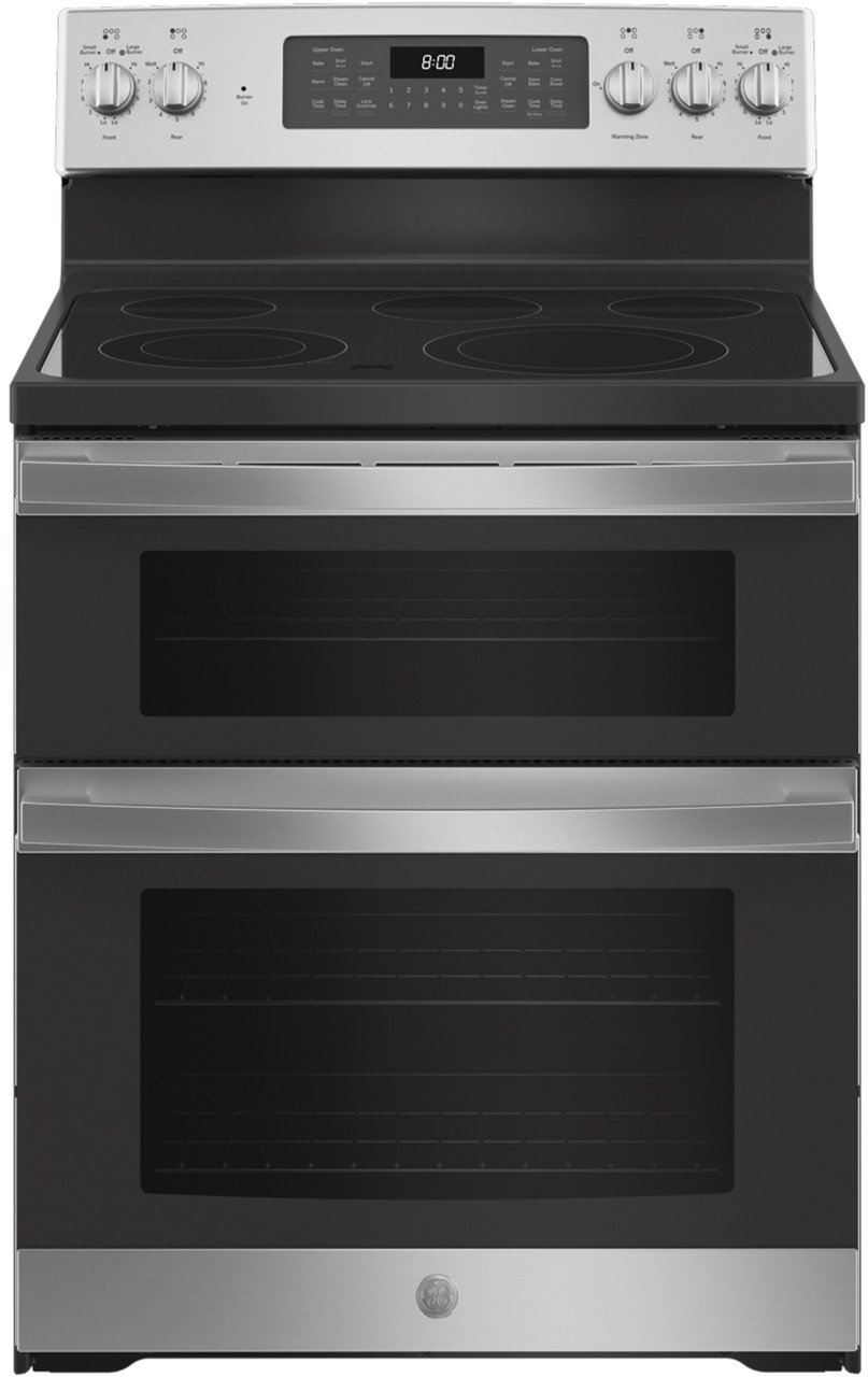 JBS86SPSS GE Double Oven Electric Range - 6.6 cu. ft., Stainless Steel-1
