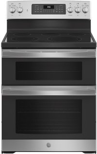 JBS86SPSS GE Double Oven Electric Range - 6.6 cu. ft., Stainless Steel