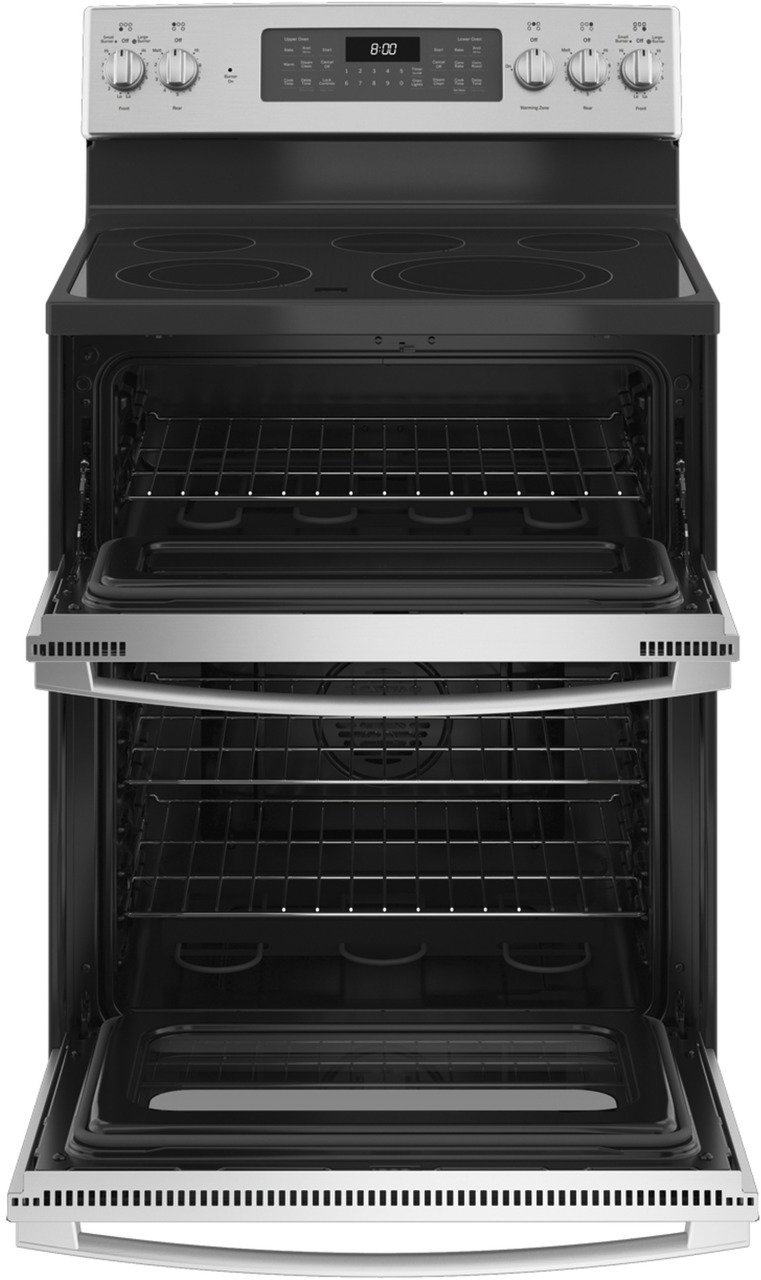 JBS86SPSS GE Double Oven Electric Range - 6.6 cu. ft., Stainless Steel-2