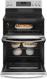 JBS86SPSS GE Double Oven Electric Range - 6.6 cu. ft., Stainless Steel-3