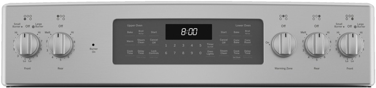 JBS86SPSS GE Double Oven Electric Range - 6.6 cu. ft., Stainless Steel-4