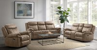 Brown Manual Glider Recliner - Sorrento