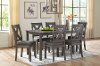 Gray Wash 7 Piece Dining Room Set - Jordan
