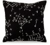 Clearance Black and White Tailgate Game Day Throw Pillow