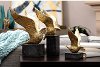 10 Inch Gold Bird Statuary on Base