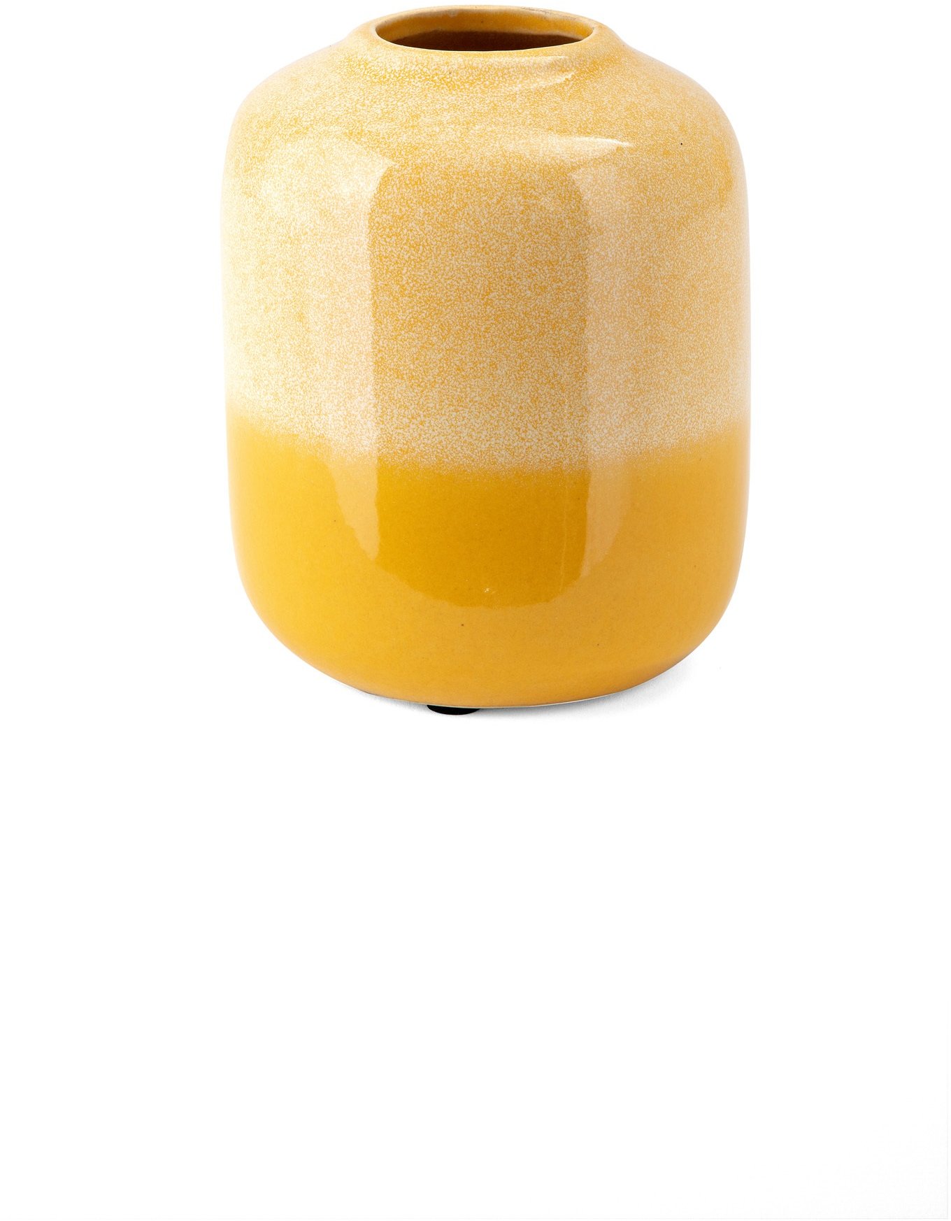 4 Inch Yellow Ceramic Vase-2