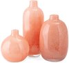 4 Inch Pink Art Glass Decorative Bottle