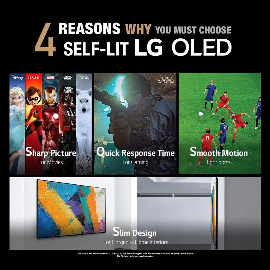 OLED55GXPUA LG OLED GX 55 Inch 4K Gallery Design Smart TV-6