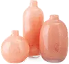 Clearance 6 Inch Pink Art Glass Decorative Bottle