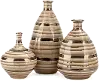 Clearance 10 Inch Copper and Light Brown Warm Tone Vase