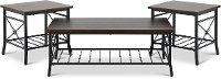 Contemporary 3 Pack Occasional Table Set - Mica