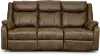 Domino Taupe Dual Reclining Sofa