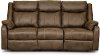 Valor Taupe Dual Reclining Sofa - Domino