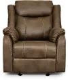 Clearance Domino Taupe Gliding Recliner