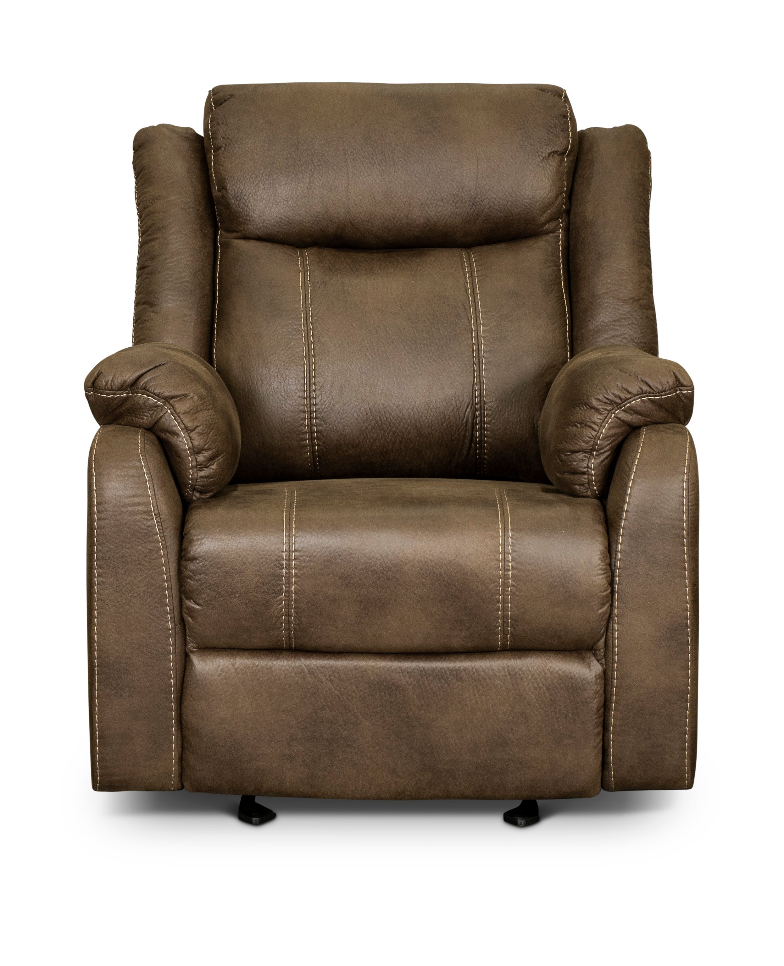 Valor Taupe Gliding Recliner - Domino-1