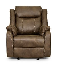 Valor Taupe Gliding Recliner - Domino-1