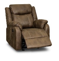 Valor Taupe Gliding Recliner - Domino-2