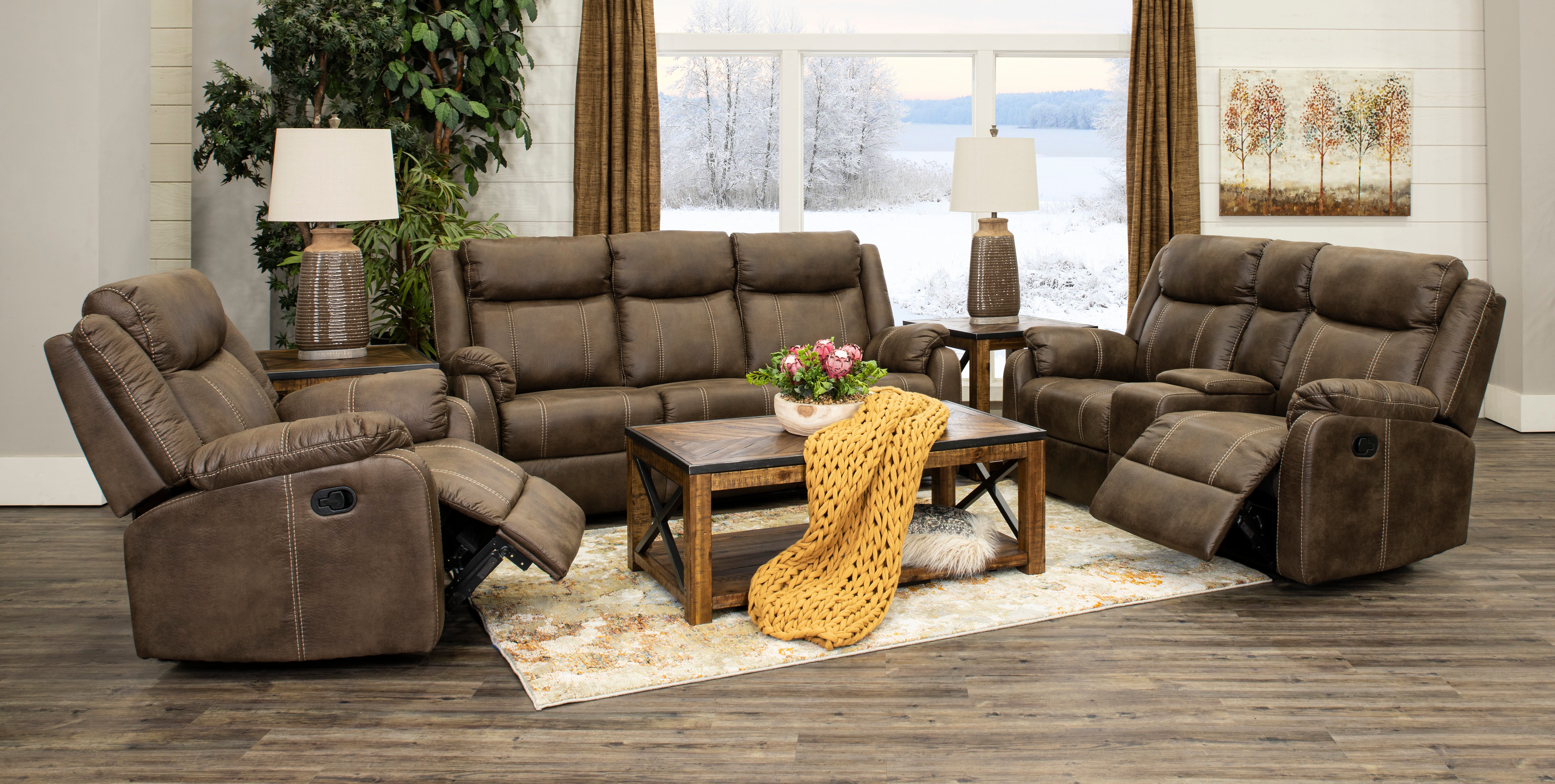 Valor Taupe Gliding Recliner - Domino-4