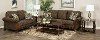 Traditional Brown 5 Piece Living Room Set - Miltonwood