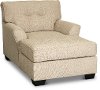 Contemporary Putty Beige Chaise - Armead