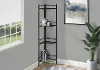 Black Metal Corner Bookcase