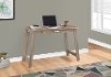 Taupe Computer Desk - I7191