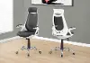 Grey Mesh and White Office Chair