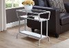 White Modern Accent Table - Side