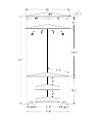 Contemporary Cappuccino Corner Hall Tree