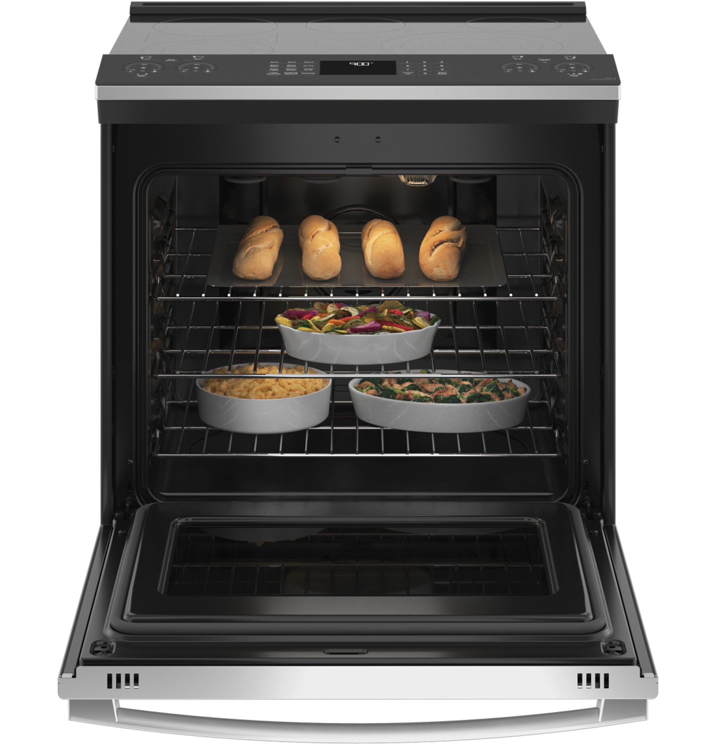 PSS93YPFS GE Profile 30 Inch Smart Convection Range - 5.3 cu. ft., Fingerprint Resistant Stainless Steel-3
