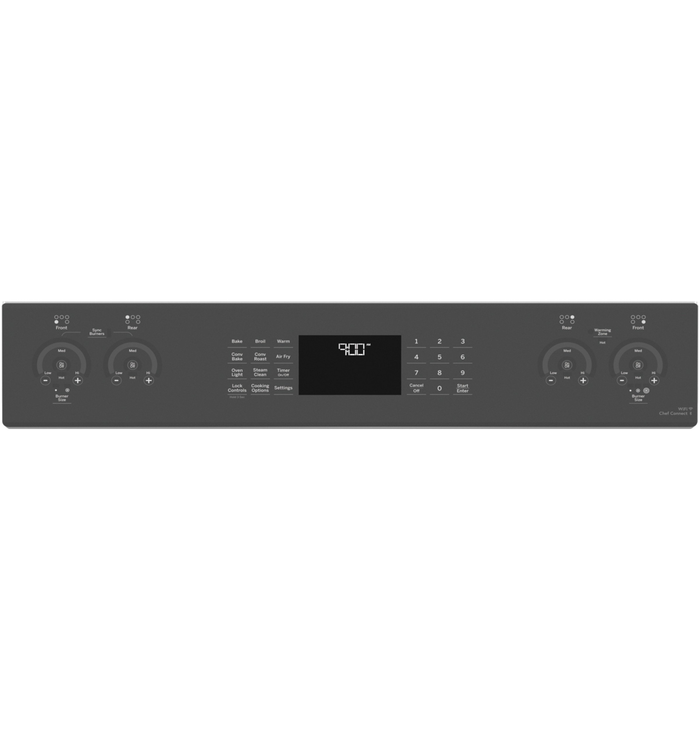 PSS93YPFS GE Profile 30 Inch Smart Convection Range - 5.3 cu. ft., Fingerprint Resistant Stainless Steel-4