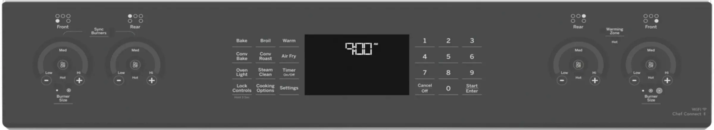 PSS93YPFS GE Profile 30 Inch Smart Convection Range - 5.3 cu. ft., Fingerprint Resistant Stainless Steel-4