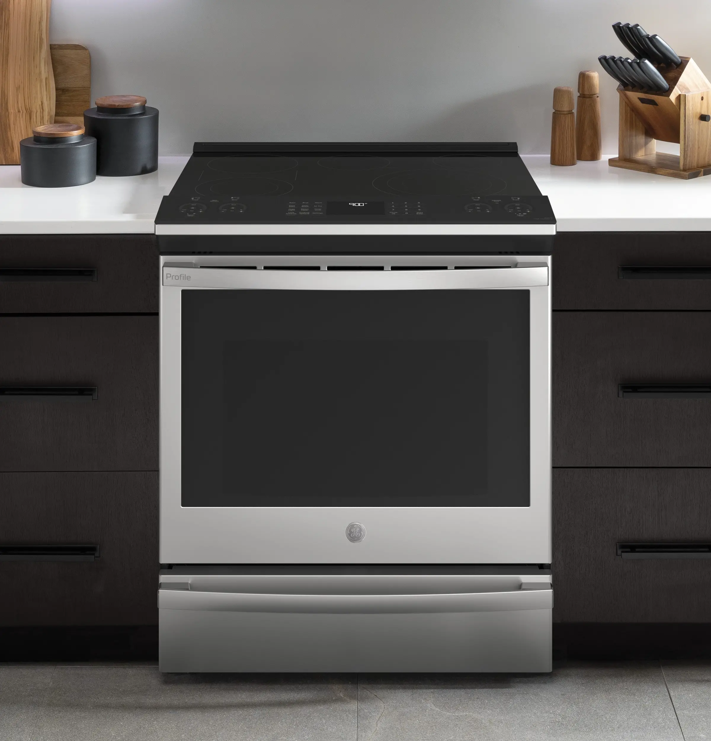 PSS93YPFS GE Profile 30 Inch Smart Convection Range - 5.3 cu. ft., Fingerprint Resistant Stainless Steel-5