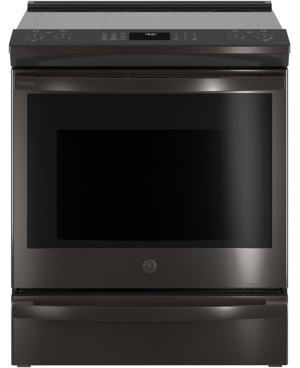 PSS93BPTS GE Profile 30 Inch Smart Convection Range - 5.3 cu. ft., Black Stainless Steel-1